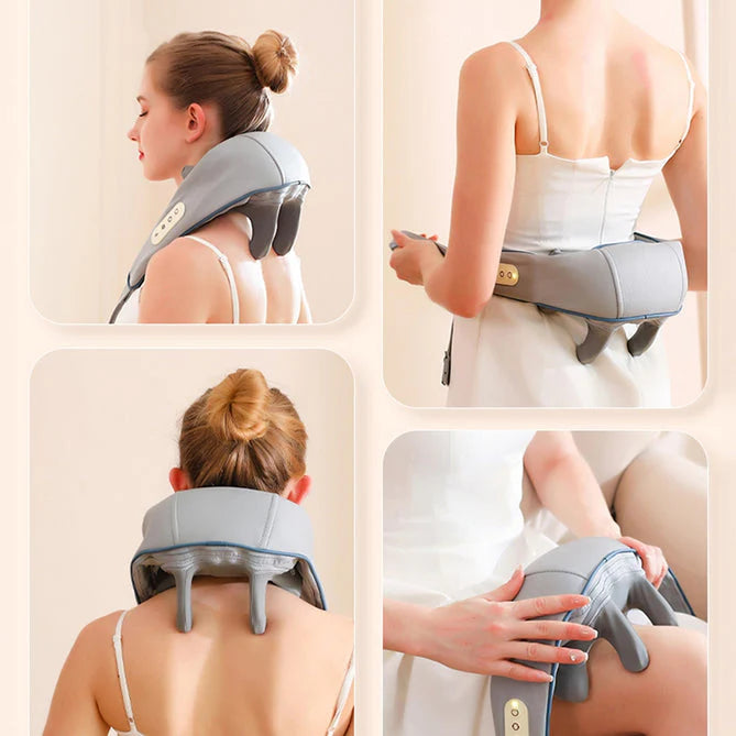 MASAJEADOR ELÉCTRICO PARA CUELLO Y ESPALDA