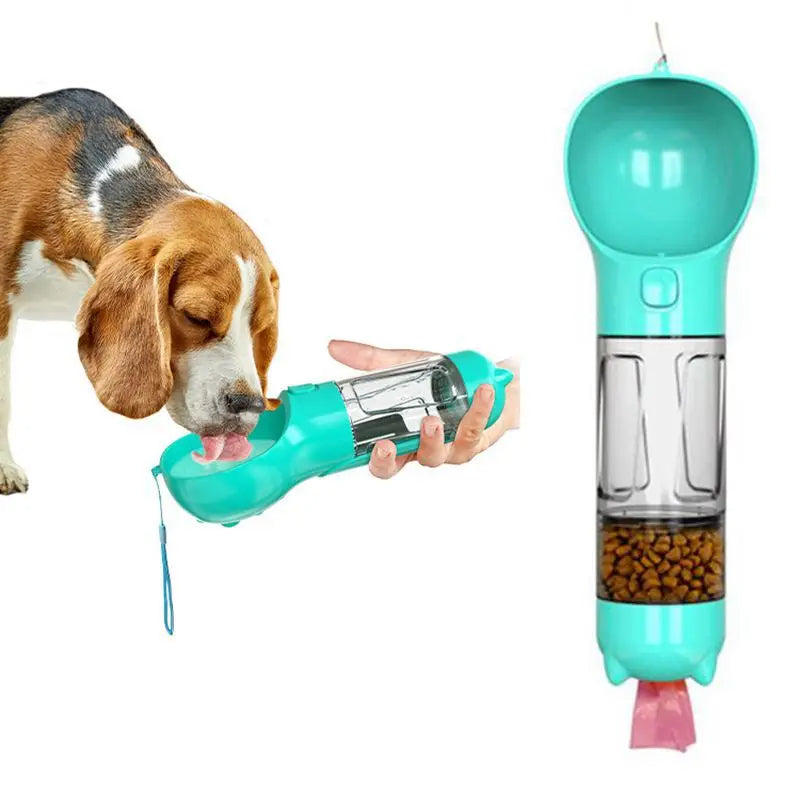 BOTELLA PORTATIL 4 EN 1 PARA MASCOTAS