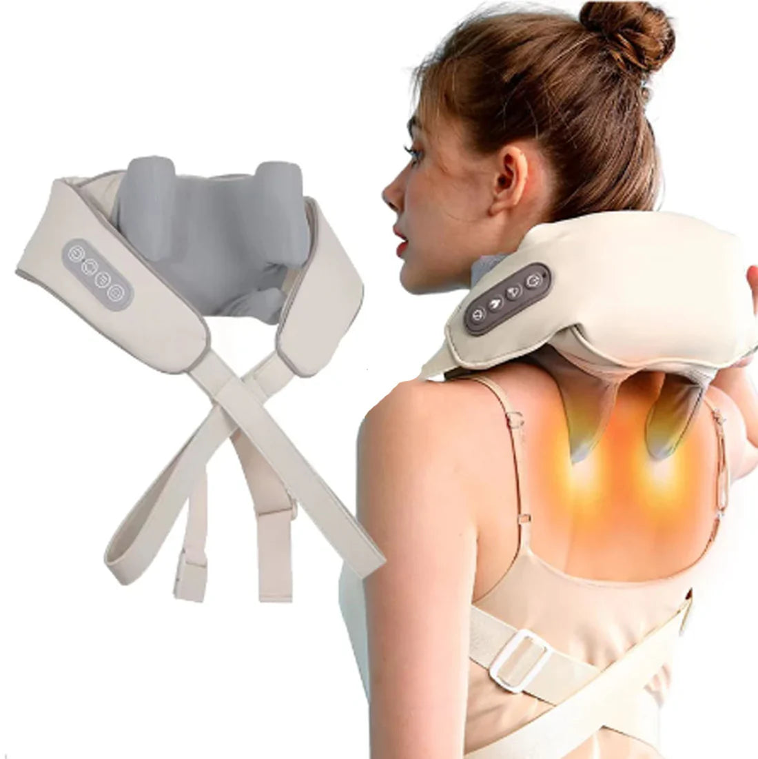 MASAJEADOR ELÉCTRICO PARA CUELLO Y ESPALDA