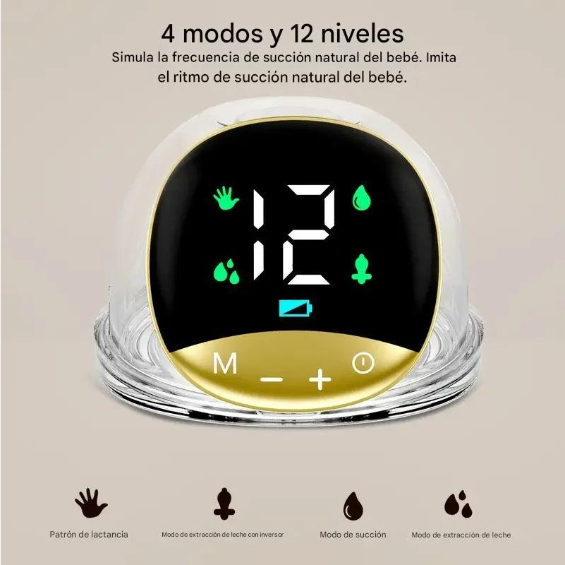 EXTRACTOR DE LECHE DE MANOS LIBRES