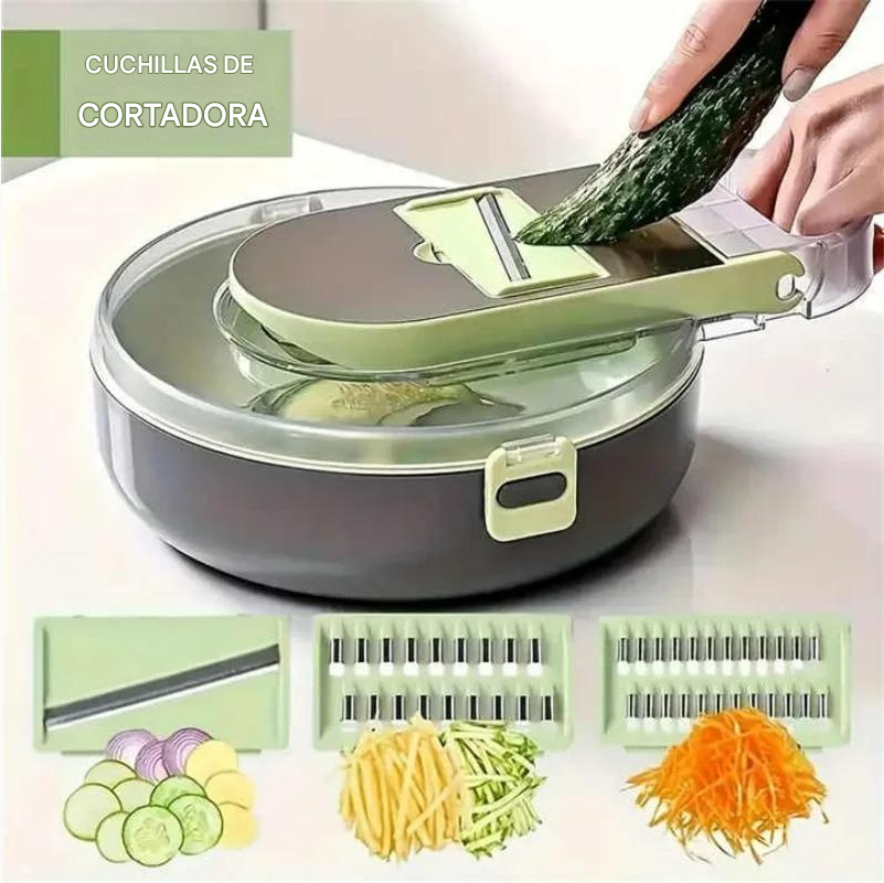 CORTADOR DE VERDURAS MANUAL 9 EN 1