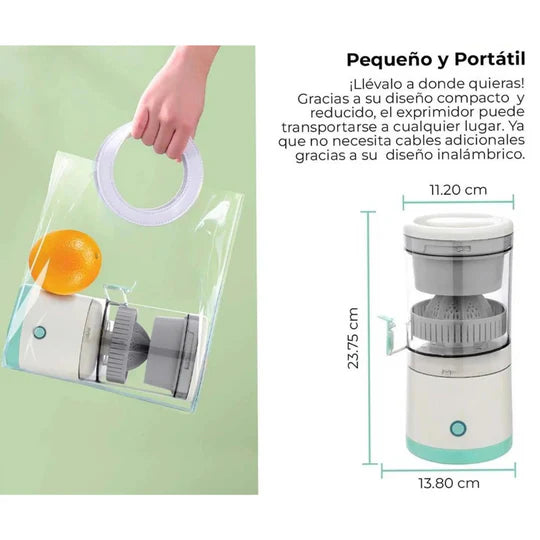 EXPRIMIDOR DE FRUTAS ELECTRICO PORTATIL