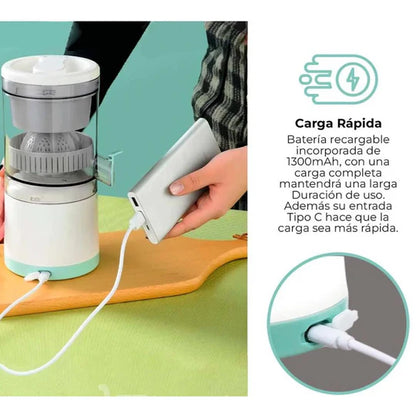 EXPRIMIDOR DE FRUTAS ELECTRICO PORTATIL